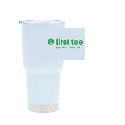 Picture of 30oz Stainless Steel Tumbler - white