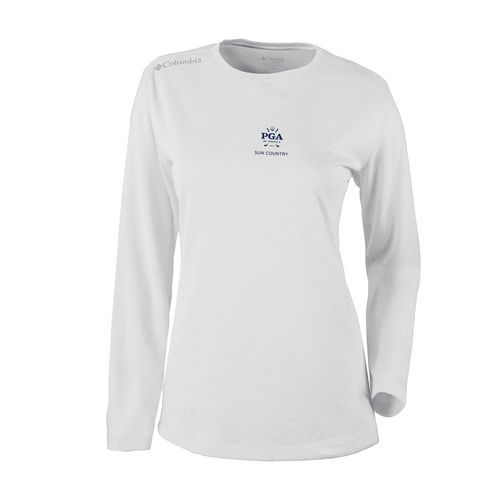 Picture of Women's Omni-Wick Shotgun Long Sleeve - White