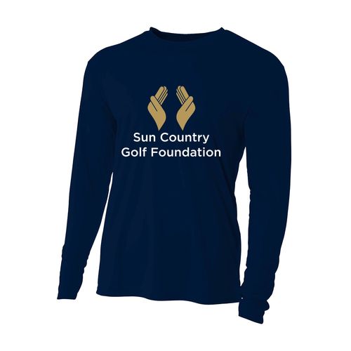 Picture of Long Sleeve Performance Shirt - navy