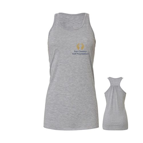 Picture of Women's Flowy Racerback Tank - athletic heather