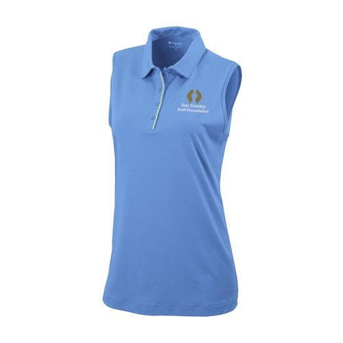 Picture of Women's Omni-Wick Tend the Ball Tank - agate blue-spring yellow