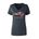 Picture of Women's Semi- Fitted Premium V- Neck T-Shirt  - black