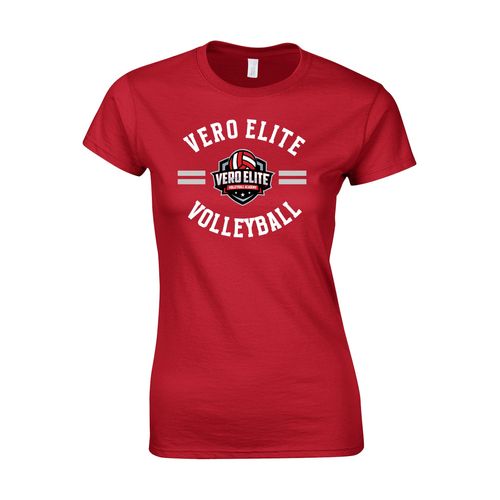Picture of Women's Semi-Fitted Classic T-Shirt  - red