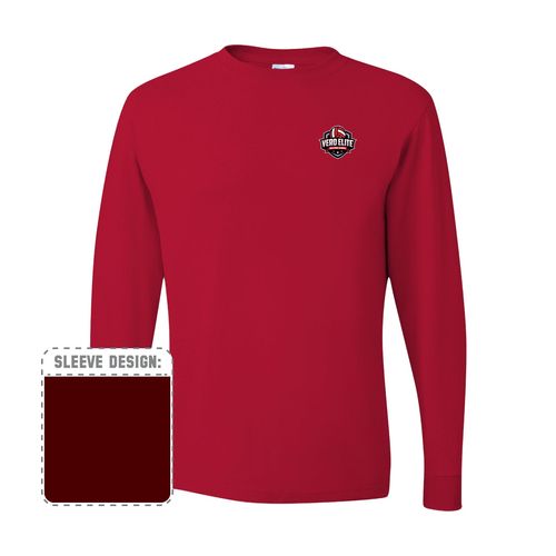 Picture of Dri-Power Long Sleeve T-Shirt - True Red