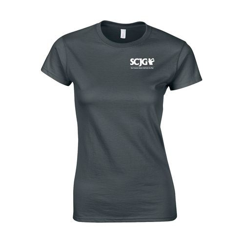 Picture of Women's Semi-Fitted Classic T-Shirt  - charcoal