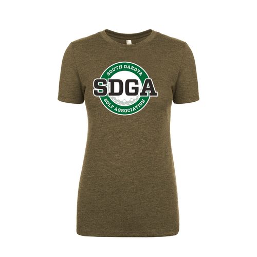 Picture of Women's Fitted Triblend T-Shirt - military green