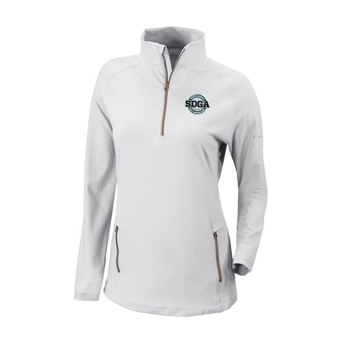 Picture of Women's Omni-Wick Outward Nine 1/4 Zip - white