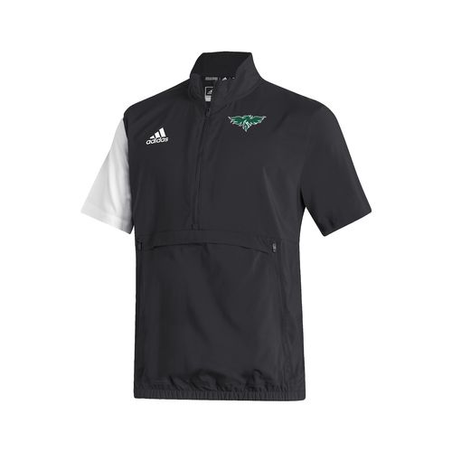 Picture of Stadium 1/4 Zip Woven Short Sleeve - black - white