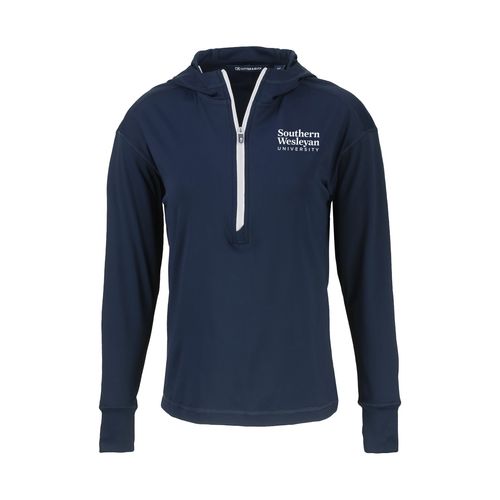 Picture of C&B Womens Daybreak Half Zip Hoodie - Navy Blue