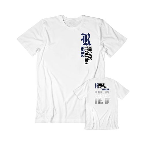 Picture of 2025 Football Schedule Tee - Classic Tee - White