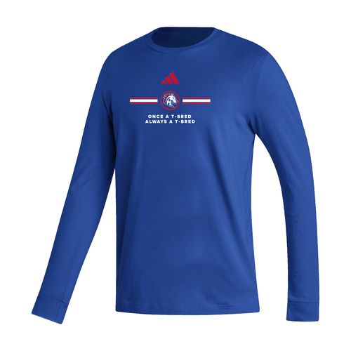 Picture of Once a T-Bred, Always a T-Bred - Men's Fresh Long Sleeve Tee  - collegiate royal