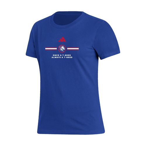 Picture of Once a T-Bred, Always a T-Bred - Women's Fresh Short Sleeve Tee  - collegiate royal