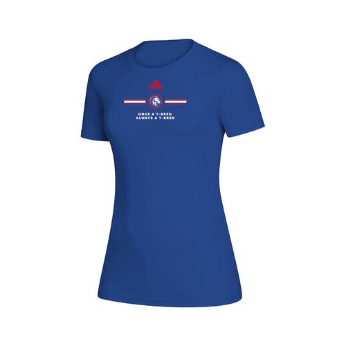 Picture of Once a T-Bred, Always a T-Bred - Womens Creator Short Sleeve Tee - collegiate royal
