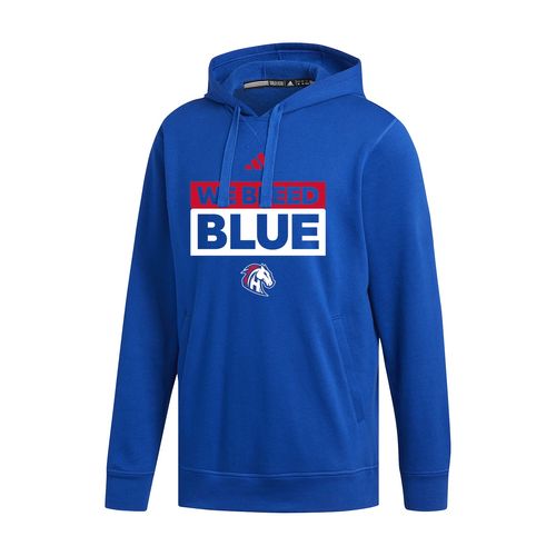 Picture of We Bleed Blue - Men's Fleece Hood  - collegiate royal