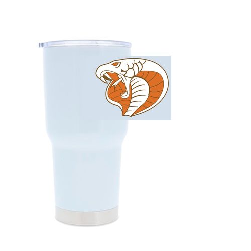 Picture of 30oz Stainless Steel Tumbler - white