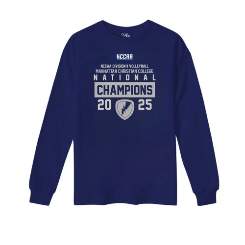 Picture of Volleyball National Champs - Classic Longsleeve Tee - Navy
