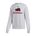 Picture of Women's Cropped 3-Stripe Crew  - power red