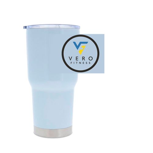 Picture of 30oz Stainless Steel Tumbler - White