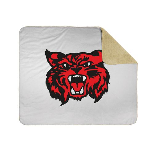 Picture of 50x60 Sherpa Lined Throw Blanket - white