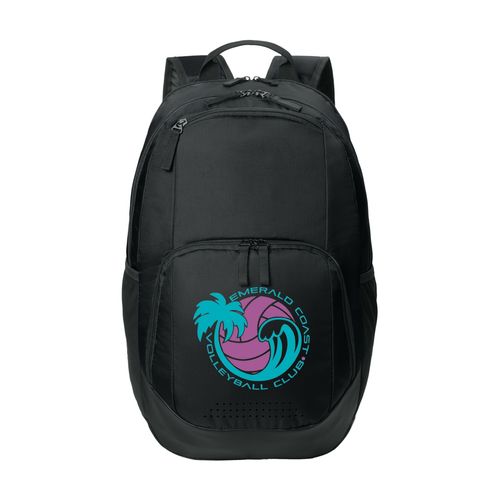 Picture of Sport-Tek Rec Backpack - black white