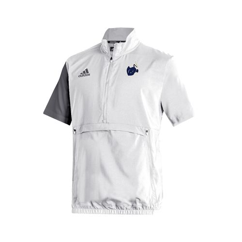 Picture of Stadium 1/4 Zip Woven Short Sleeve - white - grey