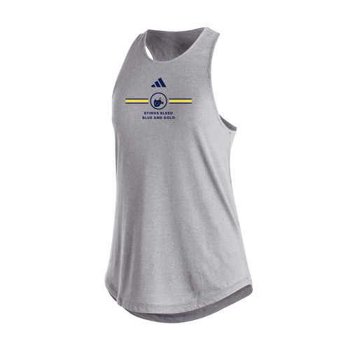 Picture of Stings Bleed Blue and Gold - Women's Fashion Tank  - medium grey heather