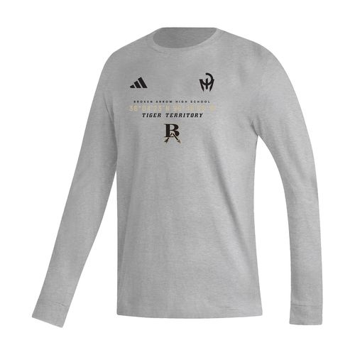 Picture of Men's Fresh Long Sleeve Tee  - medium grey heather