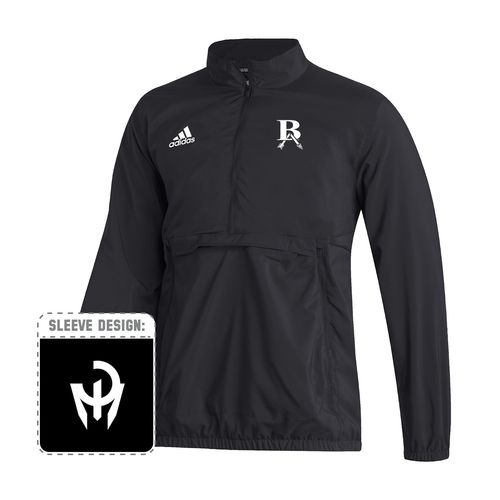 Picture of adidas Stadium 1/4 Zip Woven Long Sleeve  - Black