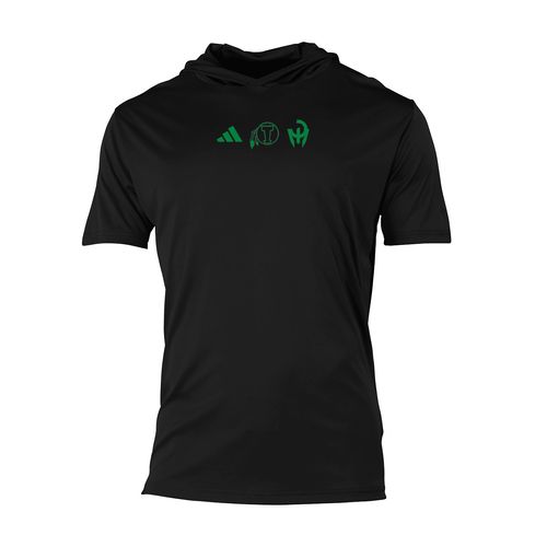Picture of adidas Short Sleeve Hoody - Black