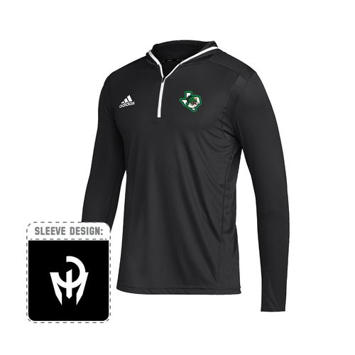 Picture of Men's Team Issue Hooded Long Sleeve Tee - black