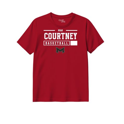 Picture of Womens Semi-Fitted Classic Tee - Red