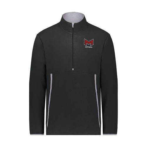 Picture of Augusta Chill Fleece 2.0 1/2 Zip Pullover - black