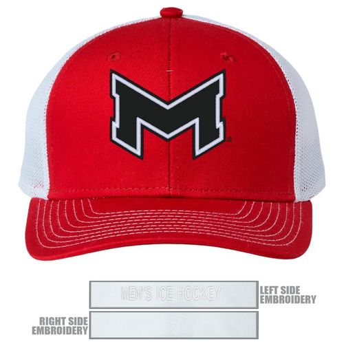 Picture of The Game Everyday Trucker Cap - cardinal/ white