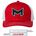 Picture of The Game Everyday Trucker Cap - cardinal/ white
