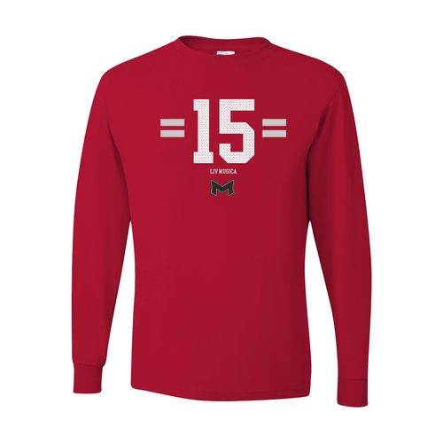 Picture of Dri-Power Long Sleeve T-Shirt - True Red