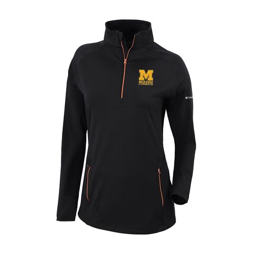 Picture of Women's Omni-Wick Outward Nine 1/4 Zip - black