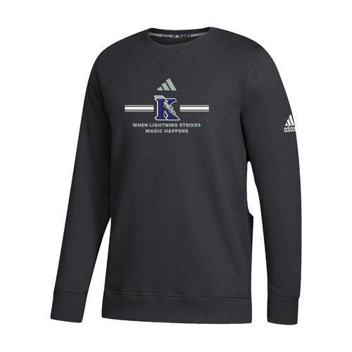 Picture of When Lightning Strikes, Magic Happens - Men's Fleece Crew  - black