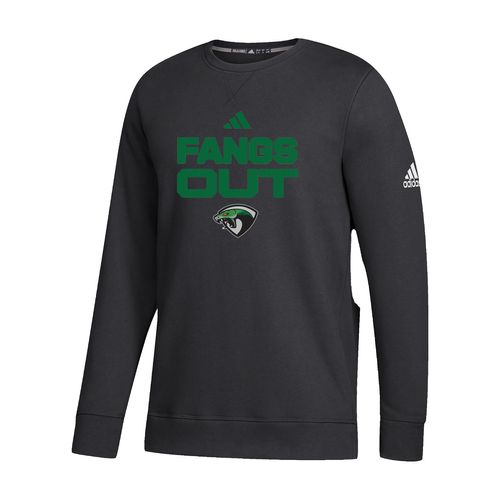Picture of Fangs Out - Men's Fleece Crew  - black