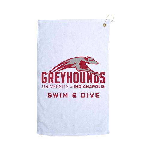 Picture of Terry Velour Golf Towel - white