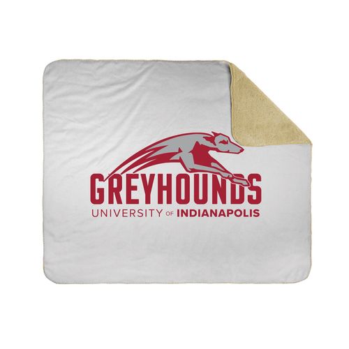 Picture of 50x60 Sherpa Lined Throw Blanket - white