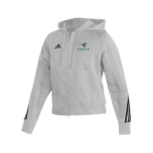 Picture of Women's Fashion Full Zip Hoodie - Medium Grey Heather