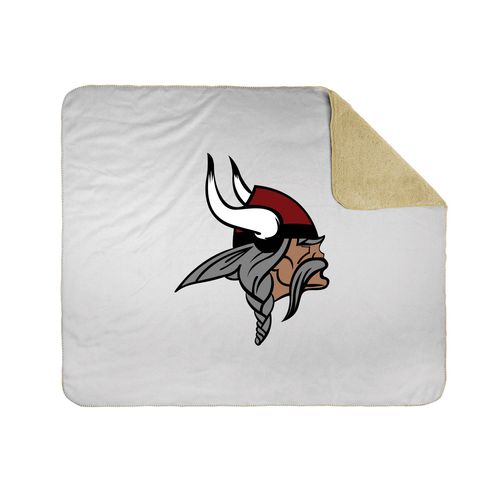 Picture of 50x60 Sherpa Lined Throw Blanket - white