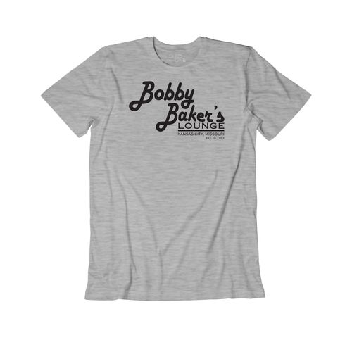 Picture of Black/White Logo - Classic Tee - Light Grey