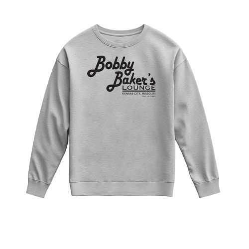 Picture of Black/White Logo - Classic Crew - Light Grey