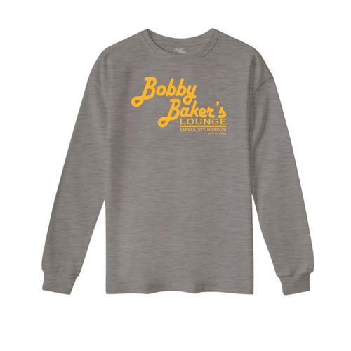 Picture of Gold Logo - Classic Longsleeve Tee - Light Grey