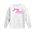 Picture of Pink Logo - Classic Crew - White