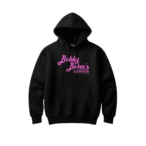 Picture of Pink Logo - Classic Hoodie - Black