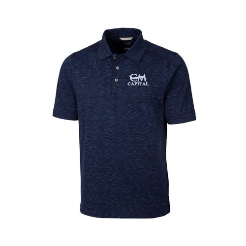 Picture of C&B Advantage Tri-Blend Space Dye Mens Polo - liberty navy