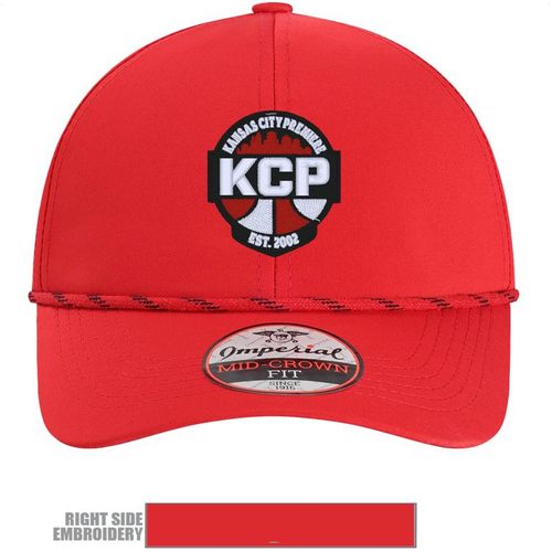 Picture of Imperial -  Habanero Performance Rope Cap - red