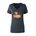 Picture of Women's Semi- Fitted Premium V- Neck T-Shirt  - charcoal heather